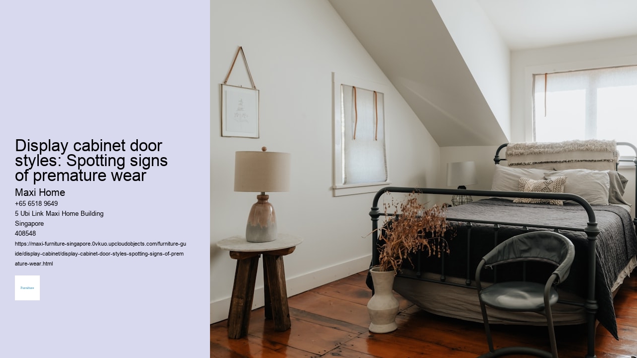 Display cabinet door styles: Spotting signs of premature wear