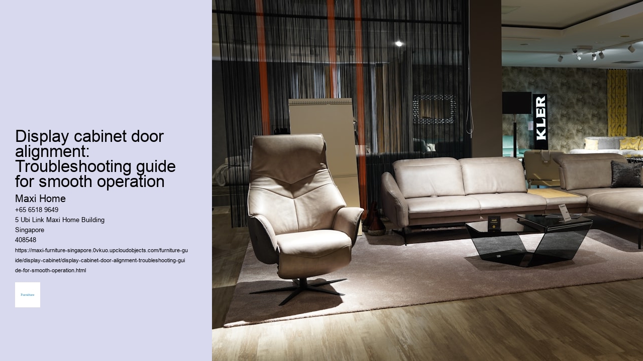 Display cabinet door alignment: Troubleshooting guide for smooth operation