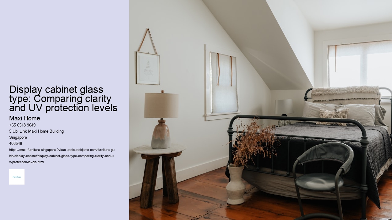 Display cabinet glass type: Comparing clarity and UV protection levels