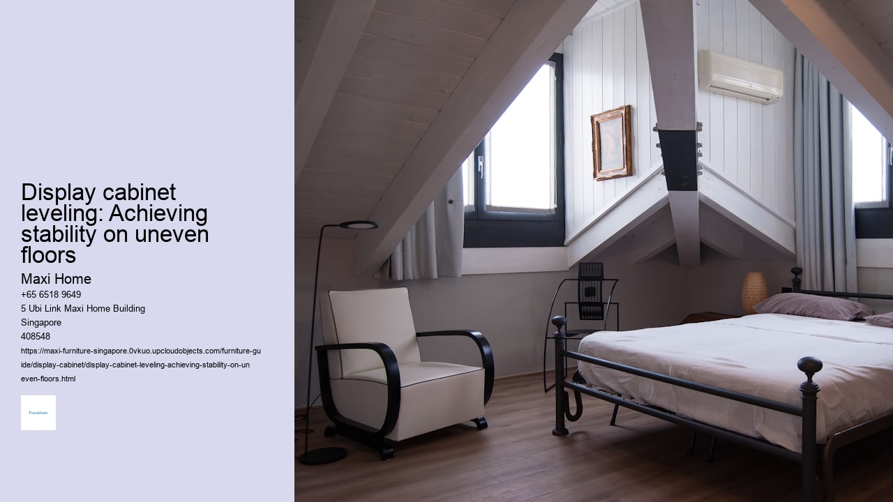 Display cabinet leveling: Achieving stability on uneven floors