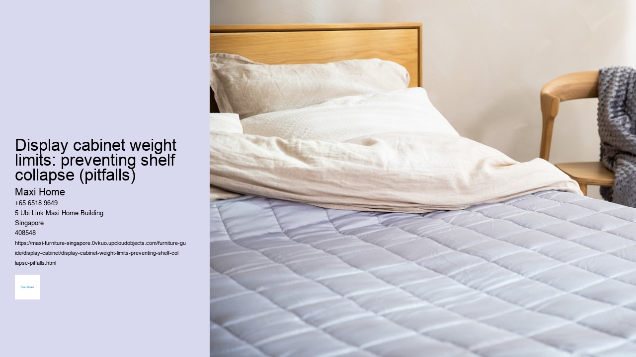 Display cabinet weight limits: preventing shelf collapse (pitfalls)