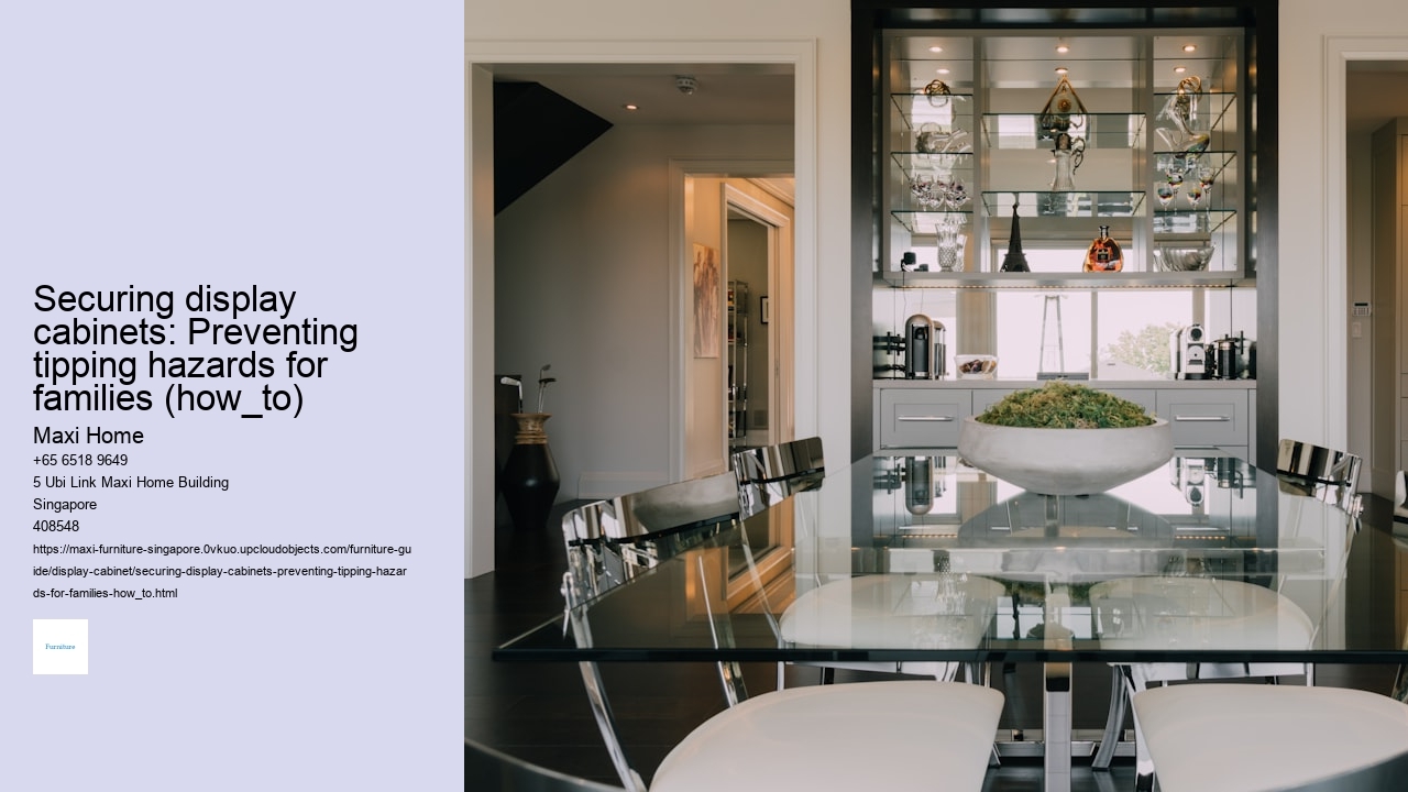 Securing display cabinets: Preventing tipping hazards for families (how_to)