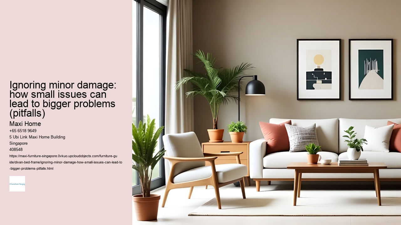 Ignoring minor damage: how small issues can lead to bigger problems (pitfalls)