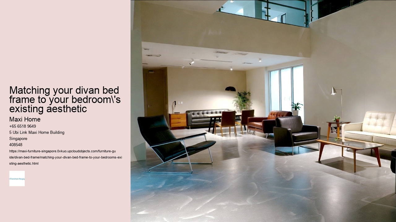 Matching your divan bed frame to your bedroom's existing aesthetic