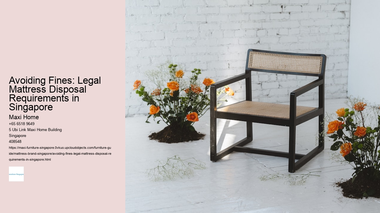 Avoiding Fines: Legal Mattress Disposal Requirements in Singapore