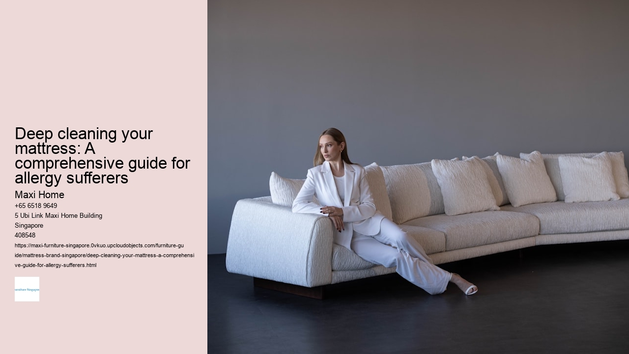 Deep cleaning your mattress: A comprehensive guide for allergy sufferers