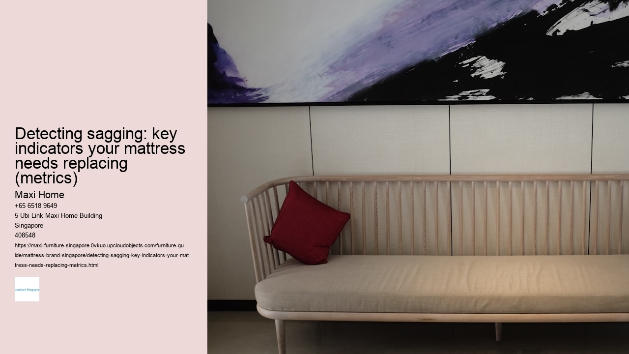 Detecting sagging: key indicators your mattress needs replacing (metrics)