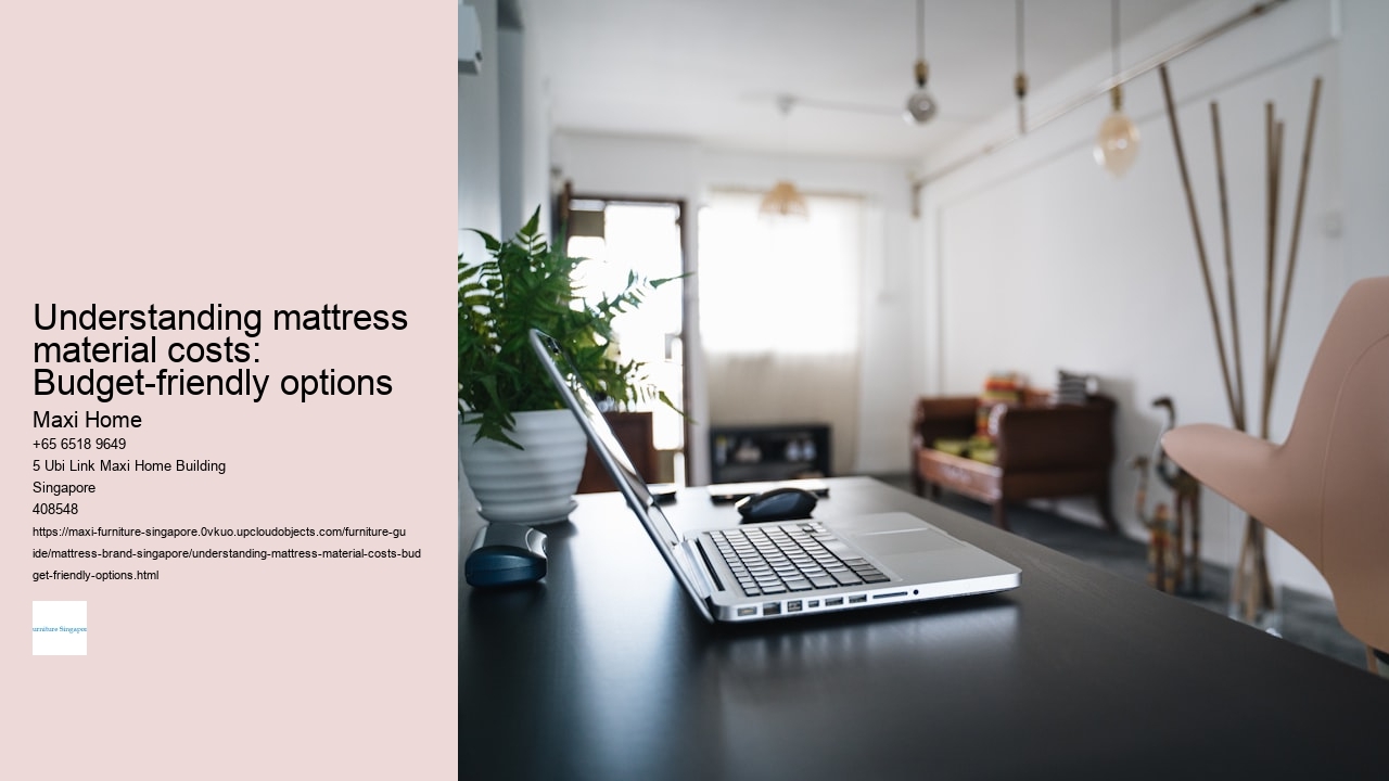 Understanding mattress material costs: Budget-friendly options Maxi Home Understanding mattress material costs: Budget-friendly options