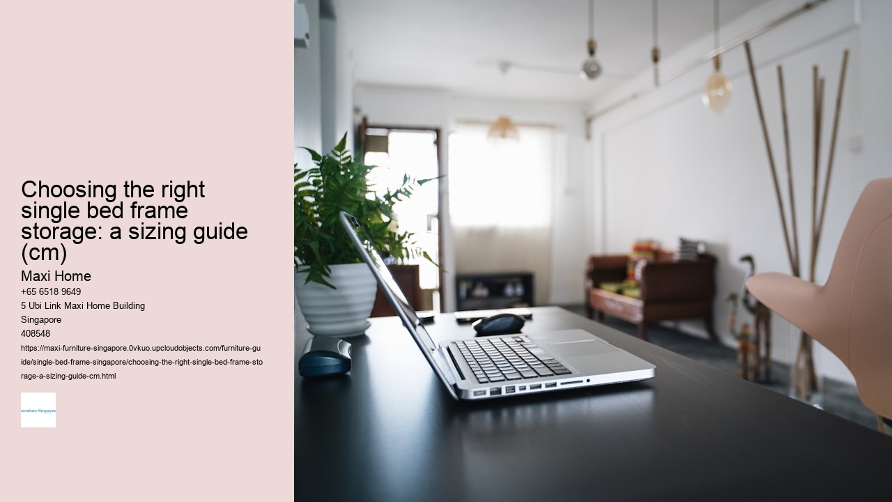 Choosing the right single bed frame storage: a sizing guide (cm)