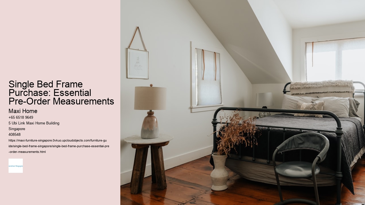 Single Bed Frame Purchase: Essential Pre-Order Measurements