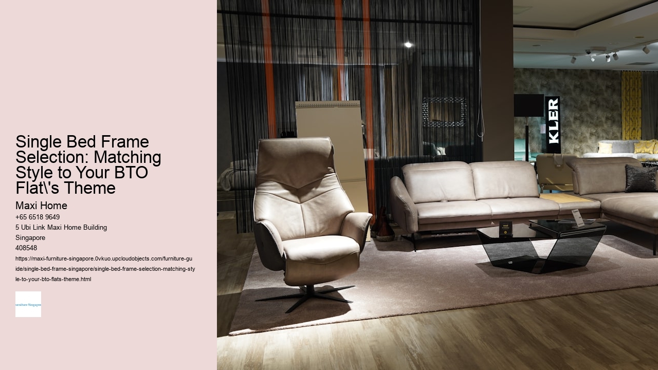 Single Bed Frame Selection: Matching Style to Your BTO Flat's Theme