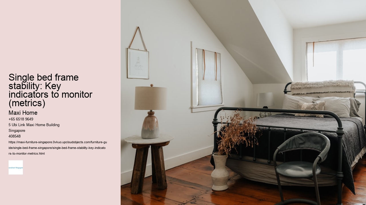 Single bed frame stability: Key indicators to monitor (metrics)