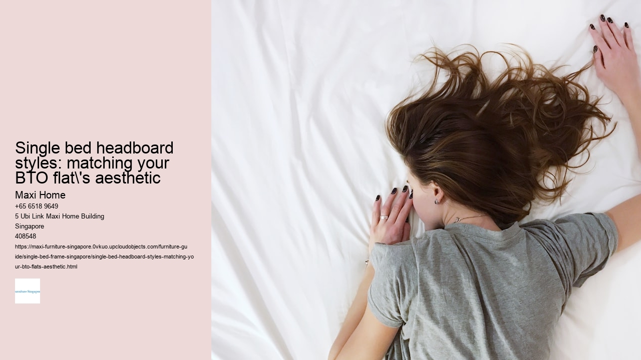 Single bed headboard styles: matching your BTO flat's aesthetic