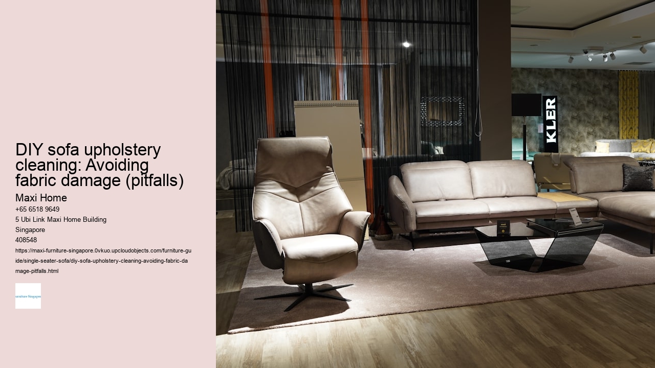 DIY sofa upholstery cleaning: Avoiding fabric damage (pitfalls)