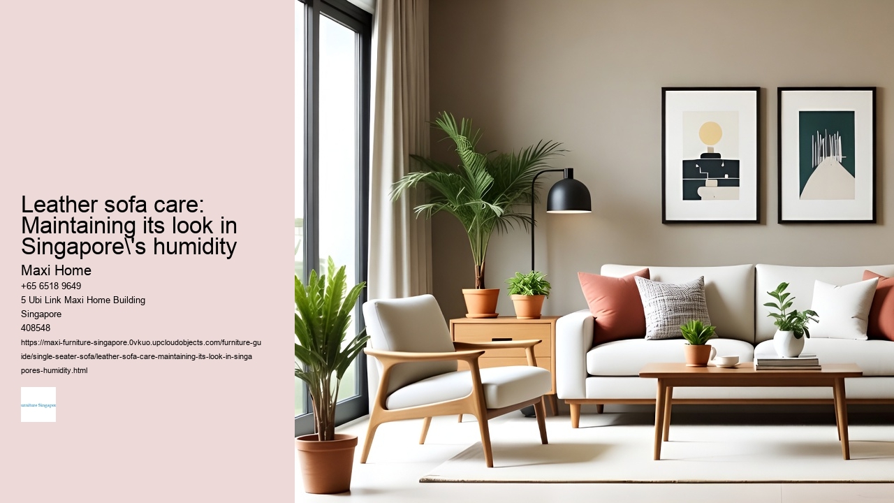 Leather sofa care: Maintaining its look in Singapore's humidity