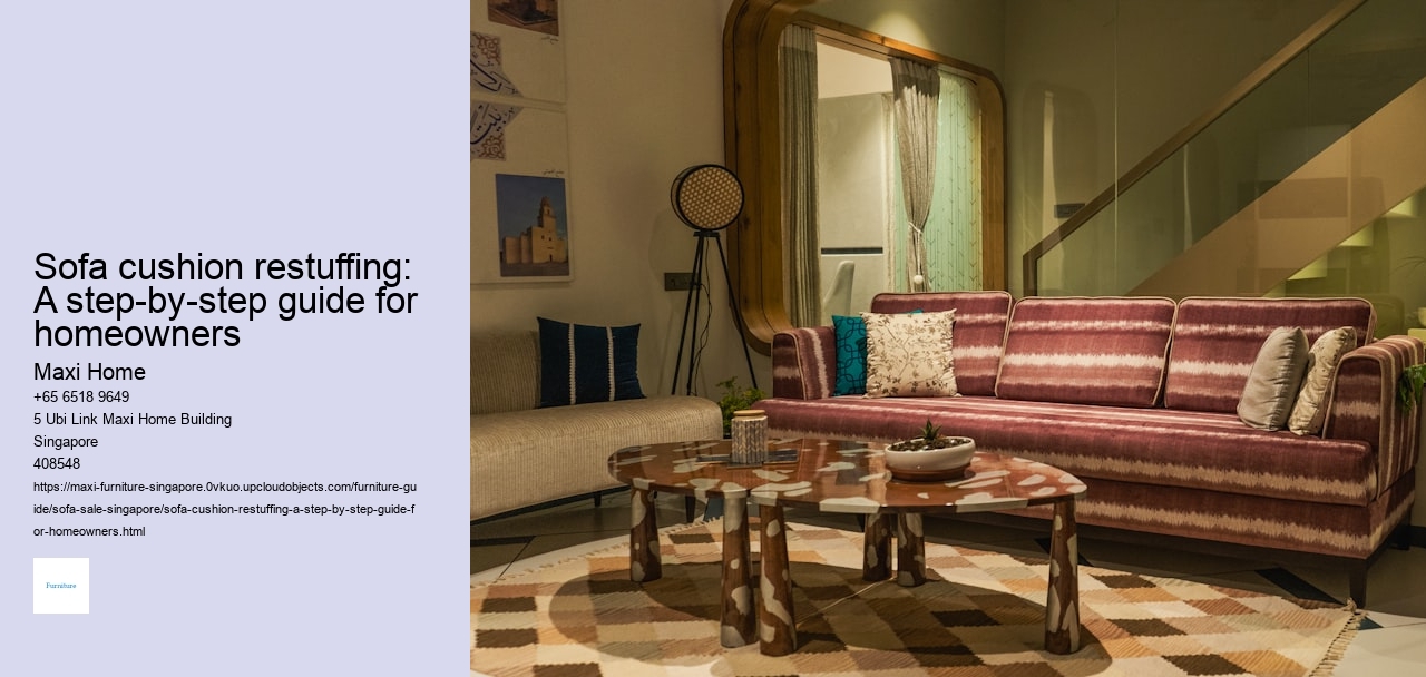 Sofa cushion restuffing: A step-by-step guide for homeowners Maxi Home Sofa cushion restuffing: A step-by-step guide for homeowners