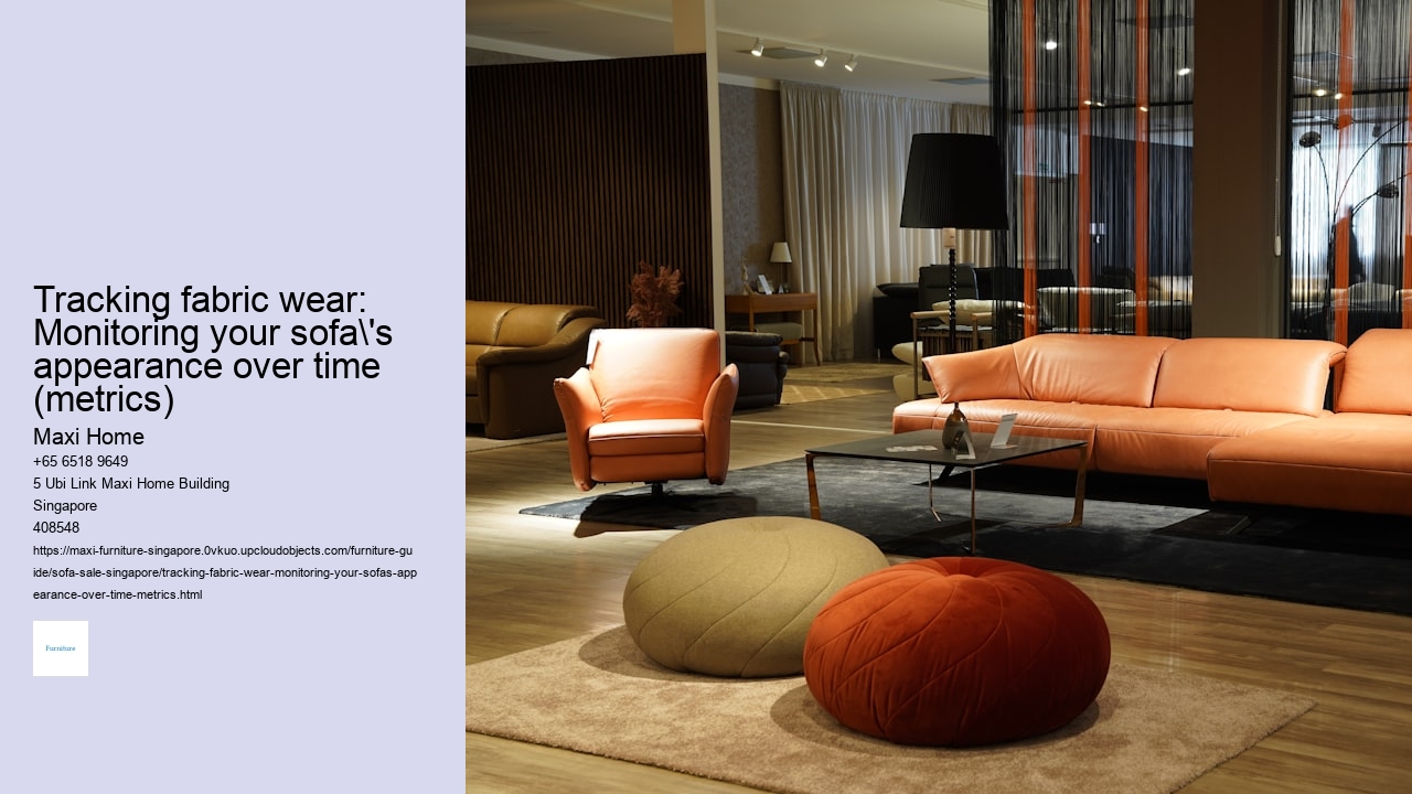 Tracking fabric wear: Monitoring your sofa's appearance over time (metrics)