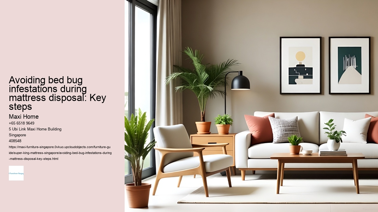 Avoiding bed bug infestations during mattress disposal: Key steps