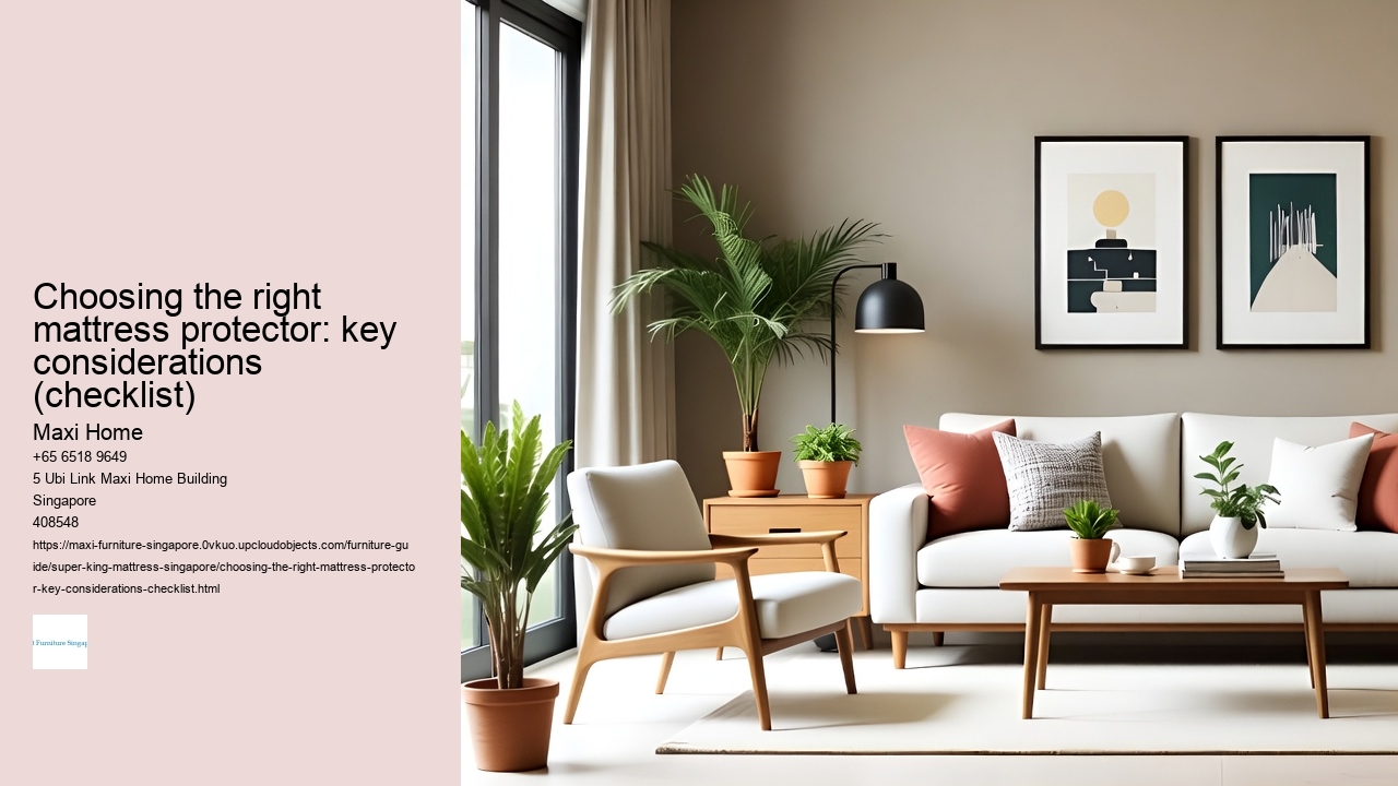 Choosing the right mattress protector: key considerations (checklist) Maxi Home Choosing the right mattress protector: key considerations (checklist)