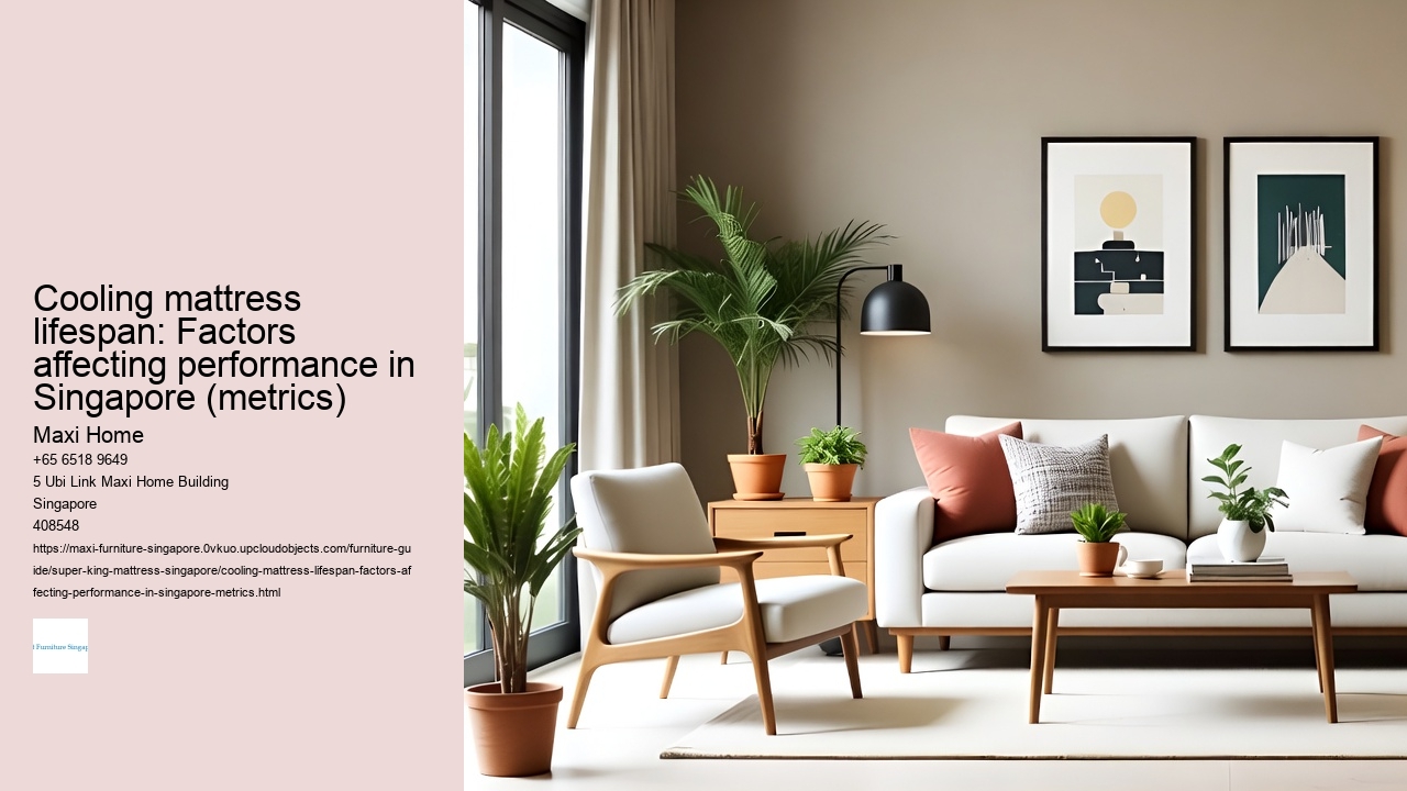 Cooling mattress lifespan: Factors affecting performance in Singapore (metrics)