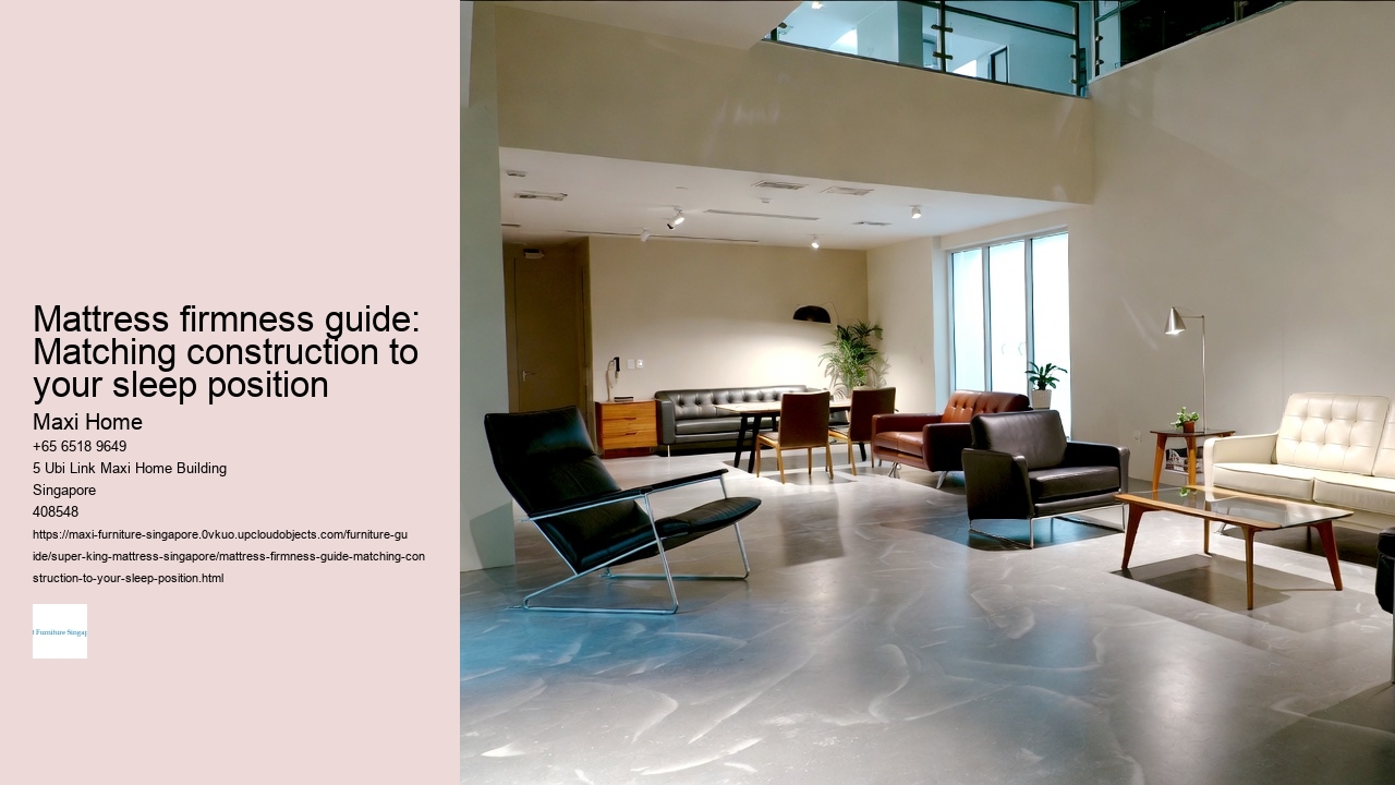 Mattress firmness guide: Matching construction to your sleep position